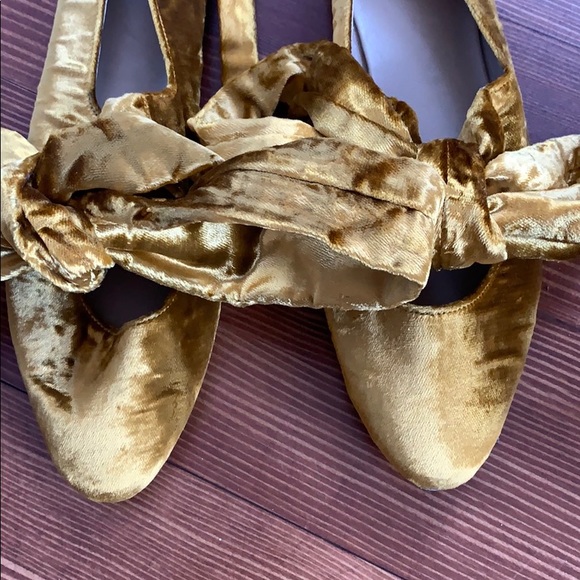 The Row Eloide velvet ballet wraparound flats 36/6 - Picture 6 of 9